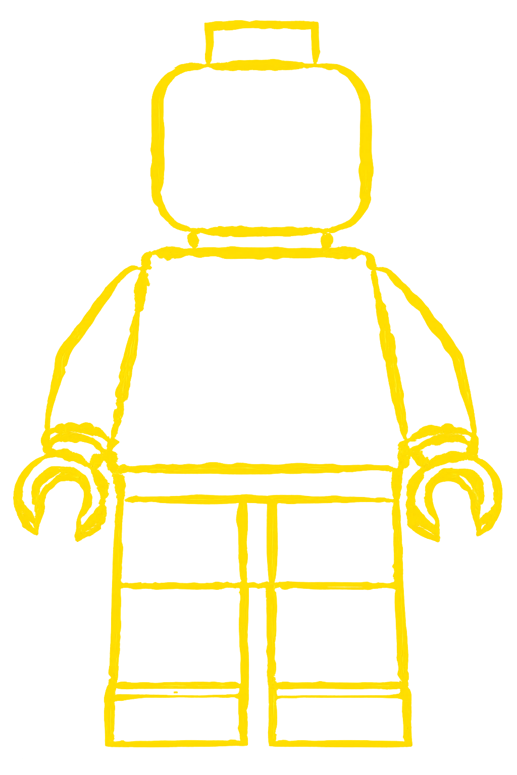 LEGO человечек Голд Брикс
